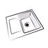 SILICONE PLUG WITH STRAINER BLACK