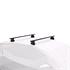 Thule SquareBar Evo Roof Bars for Audi E TRON GT Saloon, 4 door, 2020 Onwards, with Fixed Points