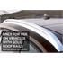 Nordrive Snap silver aluminium aero  Roof Bars for Opel Grandland X 2017 Onwards, with Solid Roof Rails