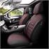 Premium Cotton Leather Car Seat Covers SPORT PLUS LINE   Burgandy For Peugeot 207 SW  2007 2012