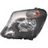 Left Headlamp (Halogen, Black Bezel, Takes H7 / H7 Bulbs, Supplied With Motor) for Mercedes SPRINTER 3,5 Flatbed Chassis 2014 on