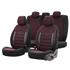 Premium Cotton Leather Car Seat Covers SPORT PLUS LINE   Burgandy For Mitsubishi PAJERO SPORT II 2008 2016