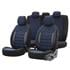 Premium Cotton Leather Car Seat Covers SPORT PLUS LINE   Blue For Volkswagen PASSAT 2014 Onwards