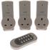 Remote Control Sockets   White   Set of 3