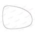 Right Stick On Wing Mirror Glass for Volkswagen TOUAREG,  2010 to 2015