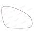 Right Stick On Wing Mirror Glass for Vauxhall CASCADA Convertible 2013 Onwards