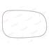 Right Stick On Wing Mirror Glass (alternative shape) for Volvo V50 2004 2012