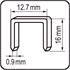 Staples 16x12,7mm/0,95mm 4500pcs