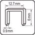 STAPLES 6X12,7MM/0,95MM 12000PCS
