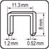 STAPLES 8MM /1,2x11.3/ 1000PCS