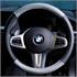 Genuine Leather Steering Wheel Cover   38cm   Black and Grey