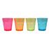 Coloured Acrylic Soda Glasses   Pack of 4
