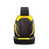 Progressive Artificial Leather Car Seat Covers   Black and Yellow For Nissan ALMERA Mk II Saloon 2000 2006