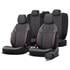 Premium Linen Car Seat Covers THRONE SERIES   Black For Citroen DS4 2011 Onwards