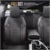 Premium Linen Car Seat Covers THRONE SERIES   Black For Jeep COMMANDER 2005 2010