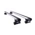 Thule SlideBar Roof Bars for Nissan X TRAIL IV SUV, 5 door, 2022 Onwards, with Solid Roof Rails