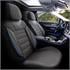 Premium Cotton Leather Car Seat Covers TORO SERIES   Black Blue For Mitsubishi LANCER Mk V Estate 1992 2003