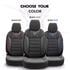 Premium Cotton Leather Car Seat Covers TORO SERIES   Black Grey For Mercedes E CLASS Estate 2003 2009