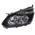 Left Headlamp (Halogen, Black Bezel, Reflector Type, Takes H7 / H15 Bulbs, Without Cornering Function, Orignal Equipment) for Ford TOURNEO CUSTOM Bus 2012 on