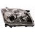 Right Headlamp (Halogen, Black Bezel) for Toyota AVENSIS Estate 2006 2008