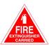 Castle Promotions Outdoor Grade Vinyl Sticker   Red   Fire Extinguisher Carrier