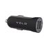 VELD Super Fast 30W Car Charger With 2 USB Ports