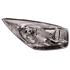 Right Headlamp (Twin Reflector, Halogen, Takes H7/H1 Bulbs) for Kia VENGA 2010 on
