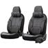 Premium VOYAGER GREY Linen Car Seat Covers With Neck Pillows    For Vauxhall ASTRA Mk III Estate 1991 1998