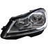 Left Headlamp (Silver Bezel, Halogen, Takes H7 / H7 Bulbs, Electric Adjustment, Supplied With Motor, Original Equipment) for Mercedes C CLASS 2011 2014