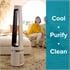 Smart Air Cool and Purify Bladeless Fan