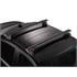 Yakima Whispbar black aluminium through wing roof bars for Peugeot 407 estate 2004 2011 with raised roof rails