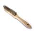 Abracs 4 Row Wooden Handle Wire Brush   Single