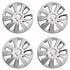 Stratos 15 Inch Wheel Trims Set   SILVER