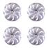 Wind 14 Inch Wheel Trims Set   SILVER