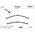 Valeo VF337 Silencio Flat Wiper Blades Set (600 / 400mm) for BMW 3 Series Convertible 2006 to 2009