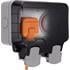 BG Nexus Storm IP66 Weatherproof Single Unswitched 13A Power Socket with Mechanical Time Controller