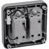 BG Nexus Storm IP66 Weatherproof Double Switch, 20AX 2 Way