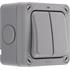 BG Nexus Storm IP66 Weatherproof Double Switch, 20AX 2 Way