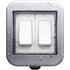 BG IP55 Weatherproof Double Switch, 10AX