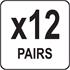 WORKING GLOVES, BLACK 10" (12 PAIRS)