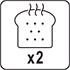 TOASTER 700 850W BLACK