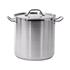 DEEP STOCKPOT W/LID SS 32x32CM 25,7L