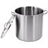 DEEP STOCKPOT W/LID SS 40x40CM 50,3L