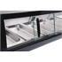 SUSHI SHOWCASE 5x1/3GN 135x42x29,5 BLACK