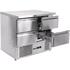REFRIGERATED COUNTER 220L W/4 DRAWERS