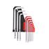HEX KEY SET W. BALL 10PCS  2 12MM