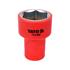 INSULATED HEXAGONAL SOCKET 22MM 3/8" VDE