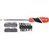 FLEXIBLE SCREWDRIVER W. BITS SET 31PCS