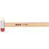 PU & NYLON HEADS MALLET W.WOOD.HANDLE 22