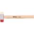 PU & NYLON HEADS MALLET W.WOOD.HANDLE 28